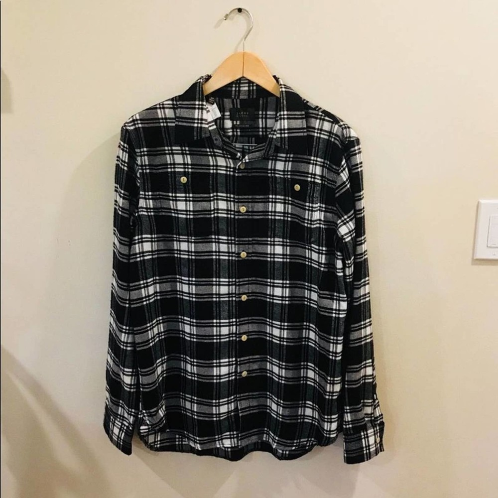 Jachs New York Flannel Black and White Medium - Picture 8 of 8